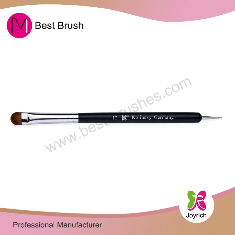 Black Wood Kolinsky French Nail Brus